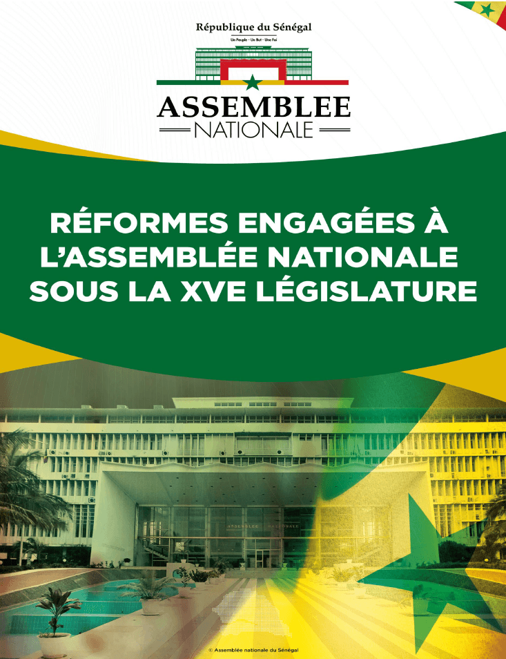  RAPPORT RÉFORMES ENGAGÉES À L’ASSEMBLÉE NATIONALE SOUS LA XVe LÉGISLATURE
