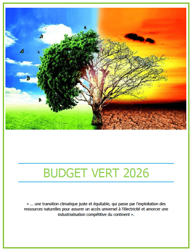 Budget vert 2026